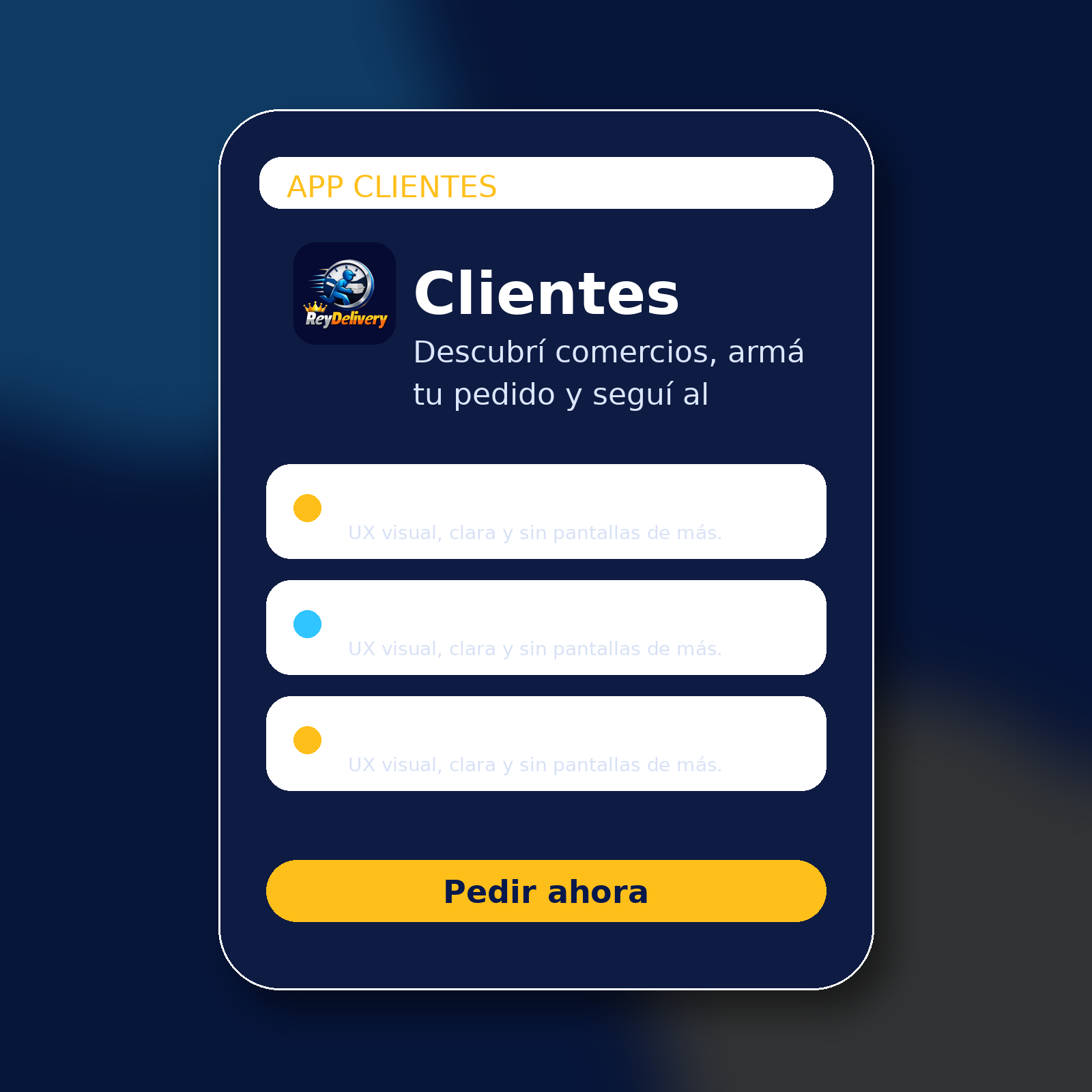 Vista app clientes